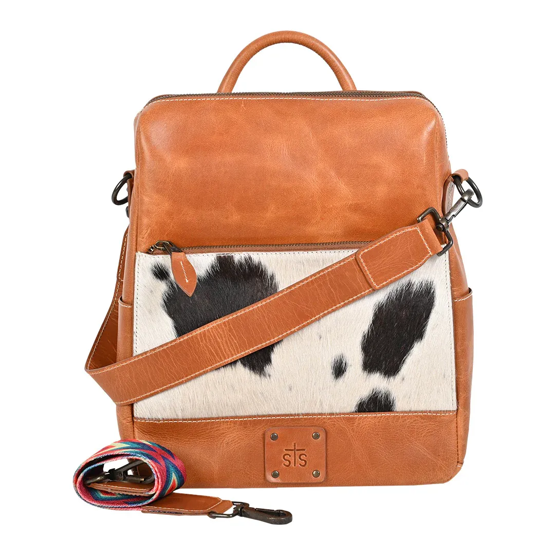 STS RANCHWEAR BASIC BLISS COWHIDE BACKPACK