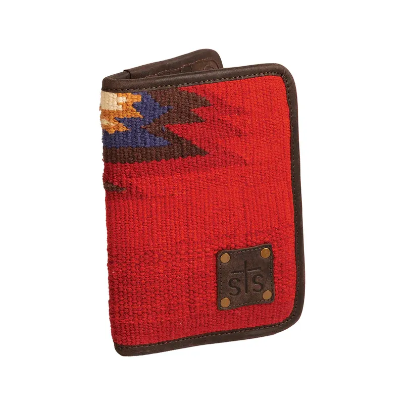 STS RANCHWEAR CRIMSON SUN MAGNETIC WALLET