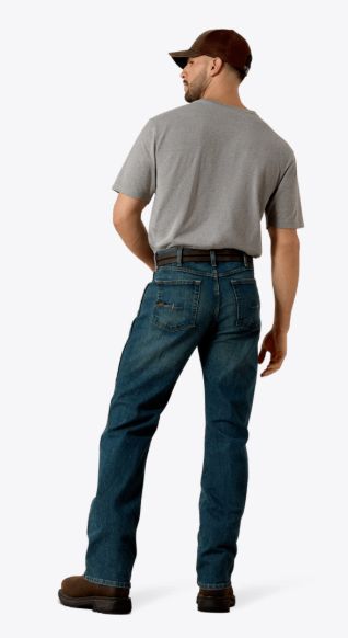 ARIAT MEN'S REBAR M4 RELAXED DURASTRETCH BOOTCUT JEAN - CARBINE