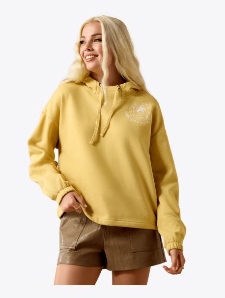 ARIAT WOMEN'S ESSENTIAL HOODED SWEATSHIRT - RATTAN