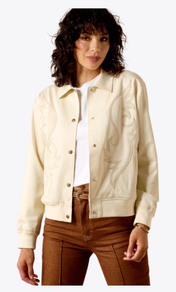 ARIAT WOMEN'S VAQUERO BOMBER JACKET - SUMMER SAND
