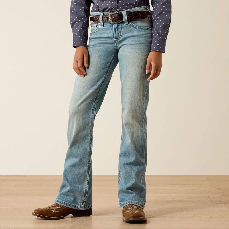 ARIAT GIRLS' MAEVE BOOTCUT JEAN - COLORADO