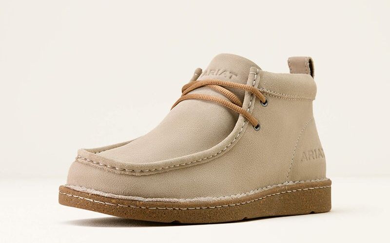 ARIAT MEN'S CLEAN COUNTRY SHOE - NATURAL CLAY SUEDE