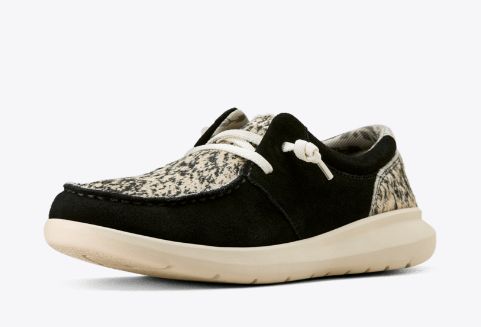 ARIAT WOMEN'S HILO SHOE - BLACK SUEDE