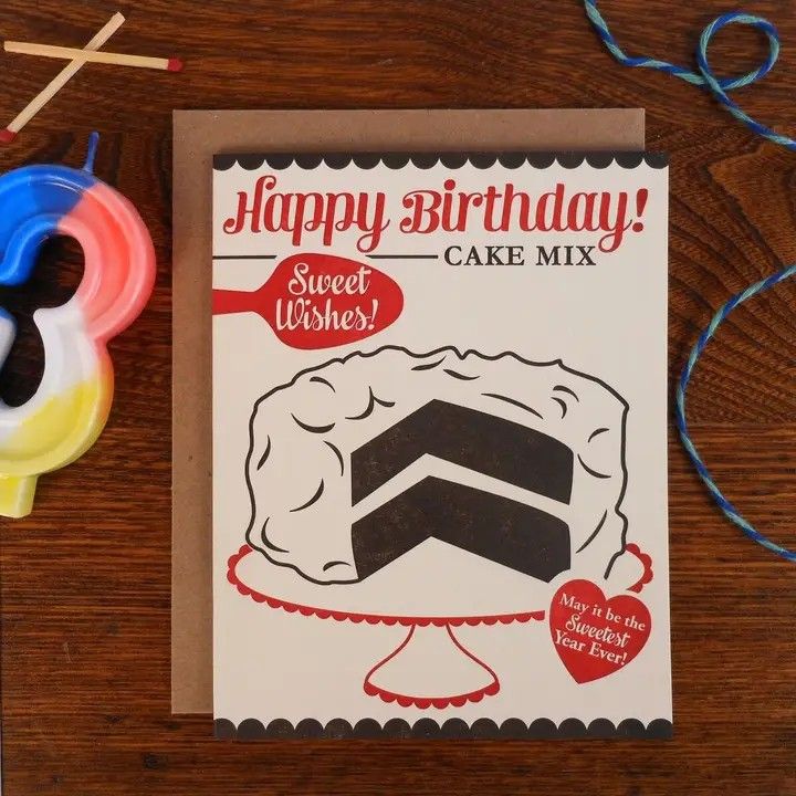 A. FAVORITE DESIGN HAPPY BIRTHDAY CAKEBOX BIRTHDAY CARD