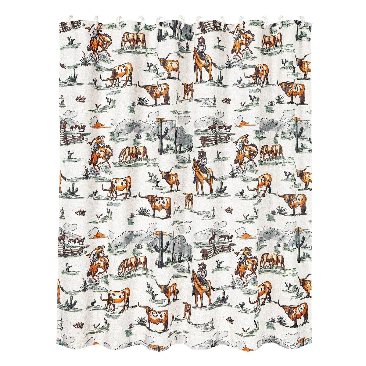 PASEO ROAD RANCH LIFE 72"x72"  SHOWER CURTAIN