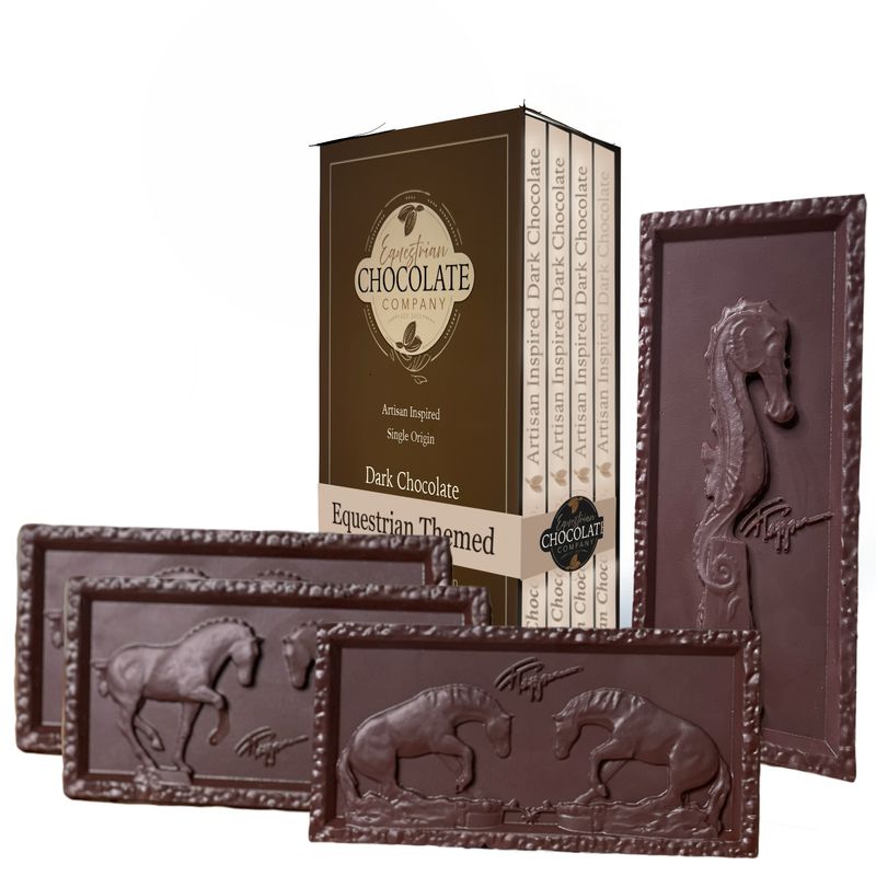 EQUESTRIAN CHOCOLATE COMPANY 60 GRAM DARK CHOCOLATE BAR