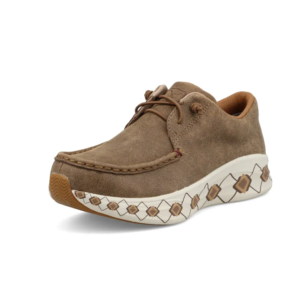 TWISTED X WOMEN'S FEATHER X CASUAL SHOE - BOMBER BROWN