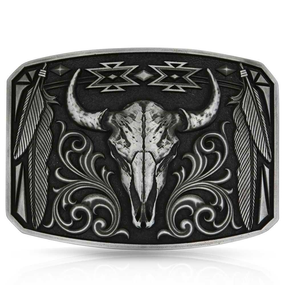 MONTANA SILVERSMITHS ATTITUDE BUCKLE - LEGEND &amp; PRIDE