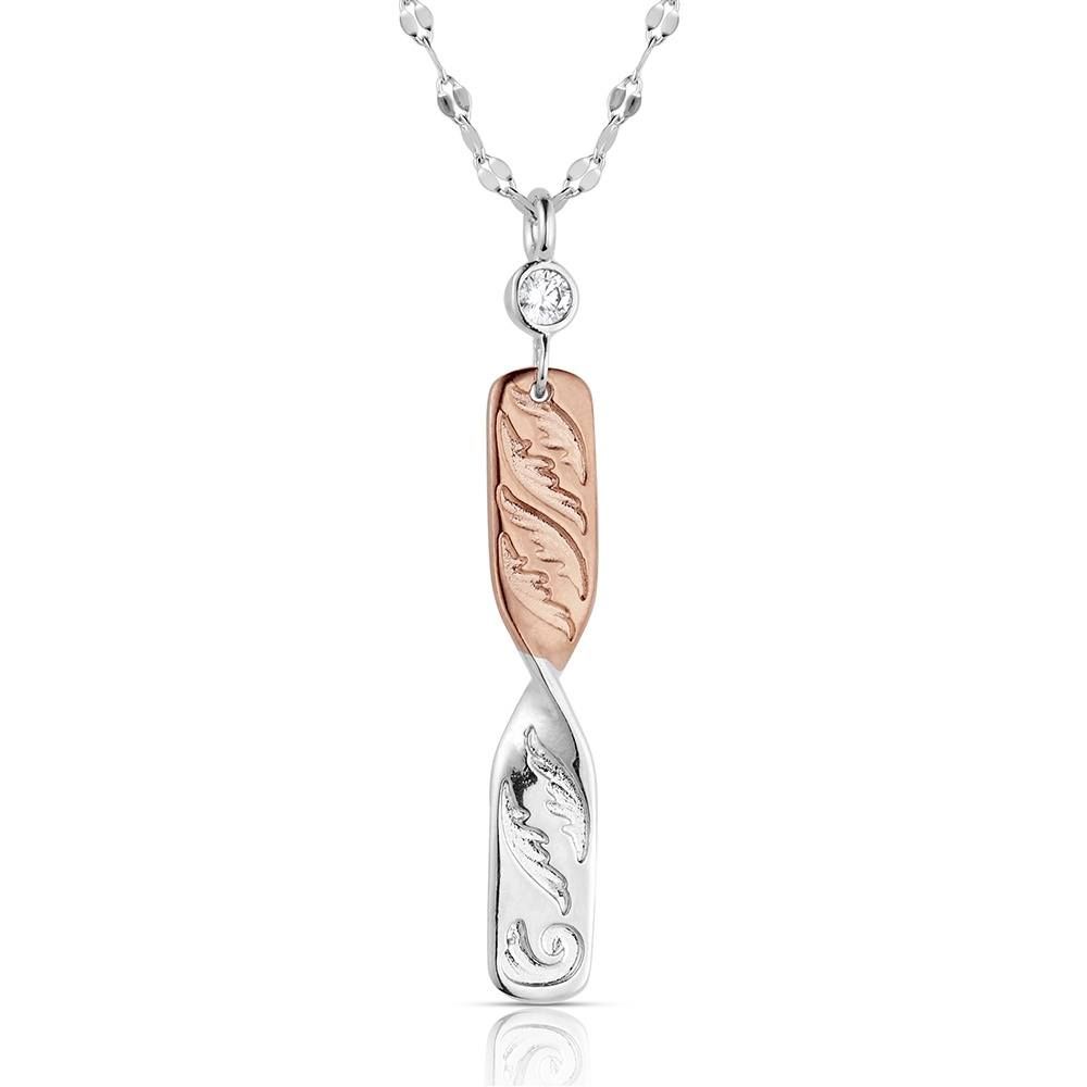 MONTANA SILVERSMITHS FLATLAND TWISTER NECKLACE