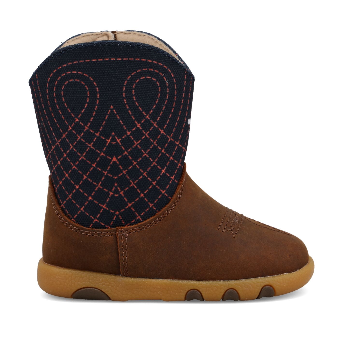 TWISTED X INFANT DRIVING MOC BOOT -MOCHA &amp;NAVY