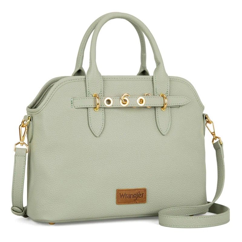 WRANGLER PURSE - TOP HANDLE TOTE - LIME