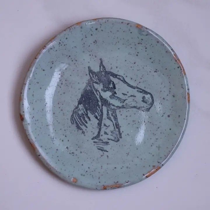 MUD &amp; MAKER MINI PLATE - HORSE