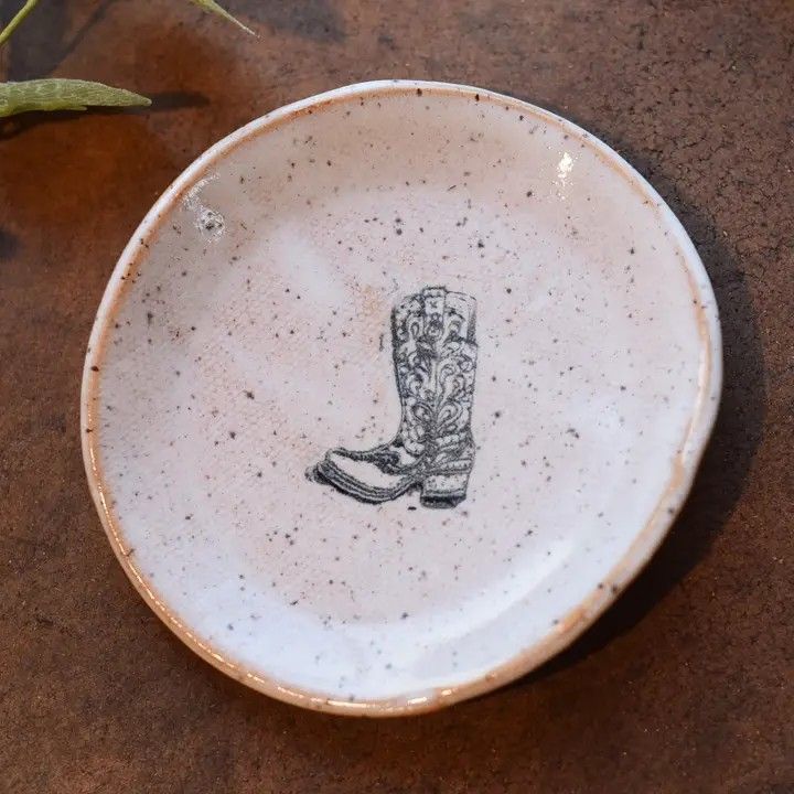 MUD &amp; MAKER MINI PLATE - COWBOY BOOT