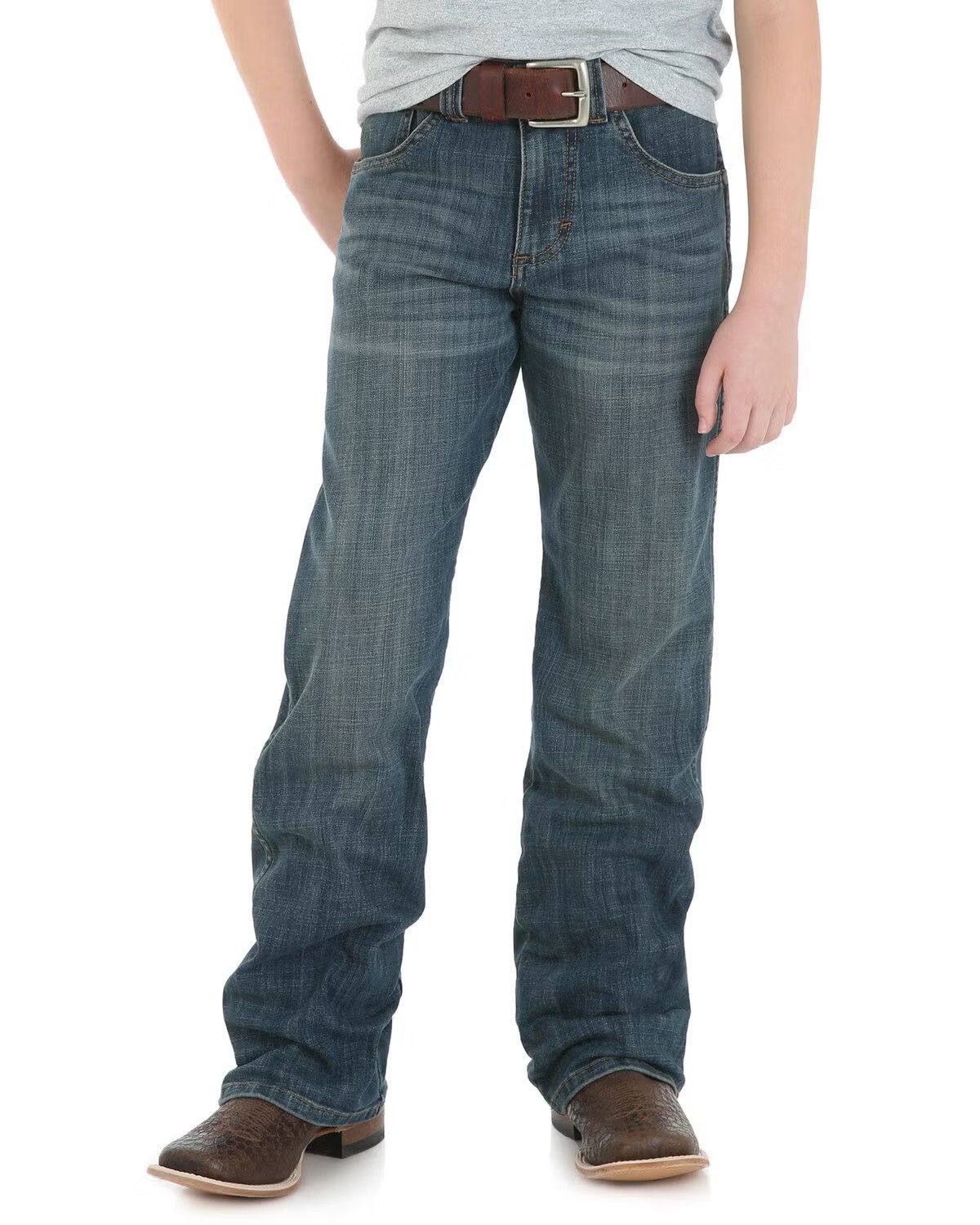 WRANGLER BOYS' RETRO RELAXED BOOT CUT JEAN - FALLS CITY
