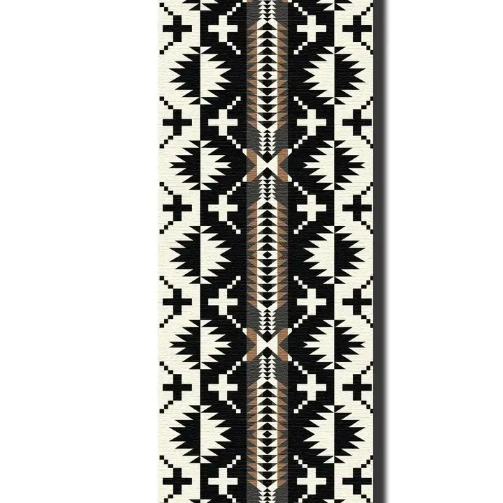 YUNE YOGA PENDLETON YOGA MAT - SPIDER ROCK BLACK