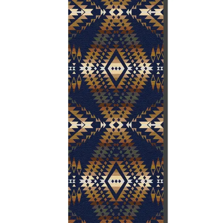YUNE YOGA PENDLETON YOGA MAT - MISSION TRAIL NAVY