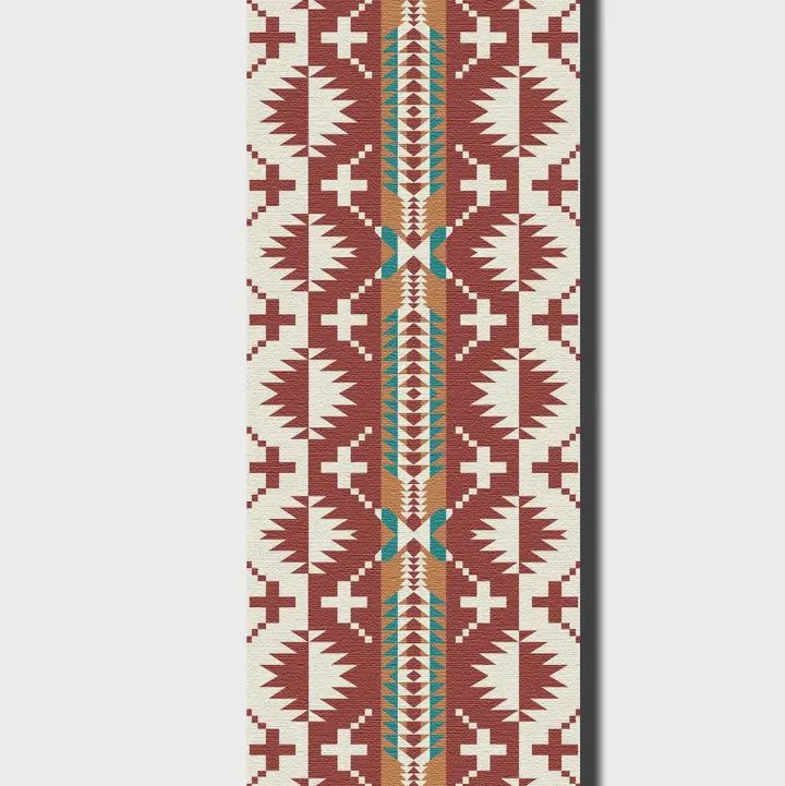 YUNE YOGA PENDLETON YOGA MAT - SPIDER ROCK CLAY