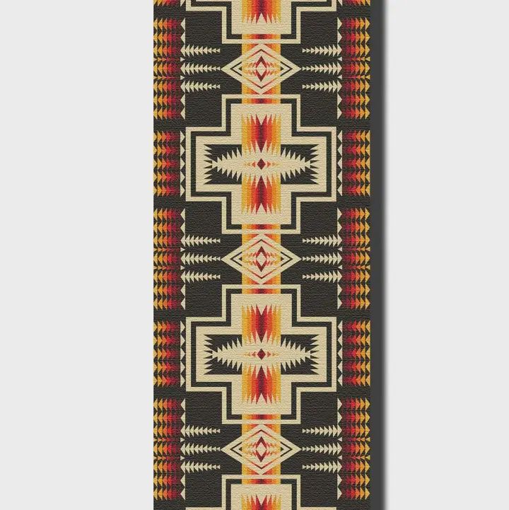 YUNE YOGA PENDLETON YOGA MAT - HARDING BLACK