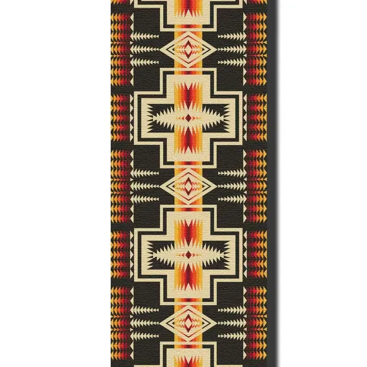 YUNE YOGA PENDLETON YOGA MAT - HARDING BLACK