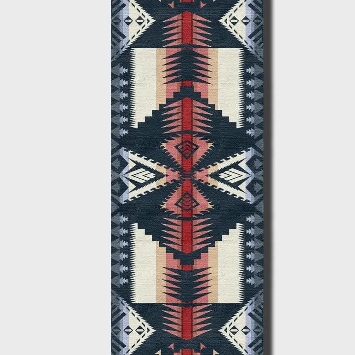 YUNE YOGA PENDLETON YOGA MAT - EAGLE ROCK MAROON