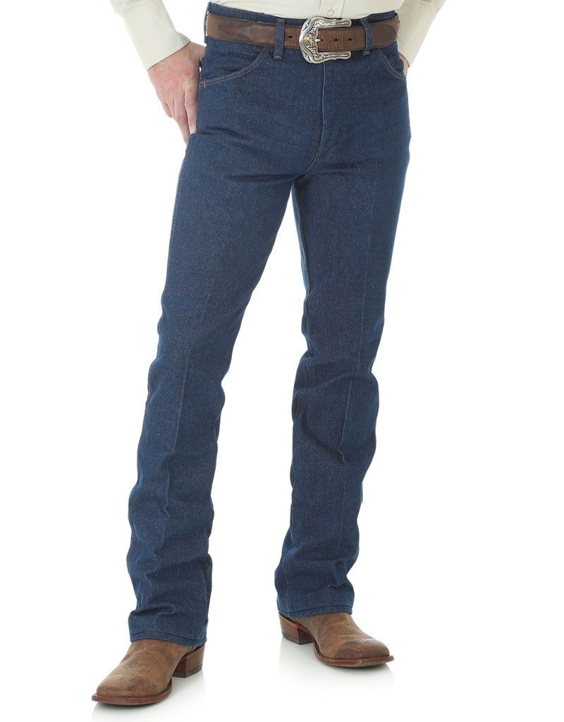 WRANGLER MEN'S 935NAV COWBOY CUT SLIM FIT BOOT CUT JEAN - NAVY