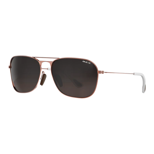 BEX SUNGLASSES - RANGER OTG, COLOR: ROSE GOLD/BROWN