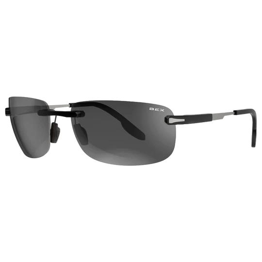 BEX SUNGLASSES - BRACKLEY X BEX SUNGLASSES - BRACKLEY X, COLOR: BLACK/GREY/SILVER