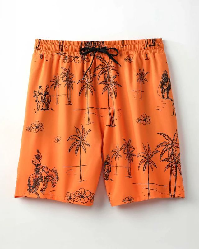 CINCH MEN'S SWIM TRUNK - ORANGE