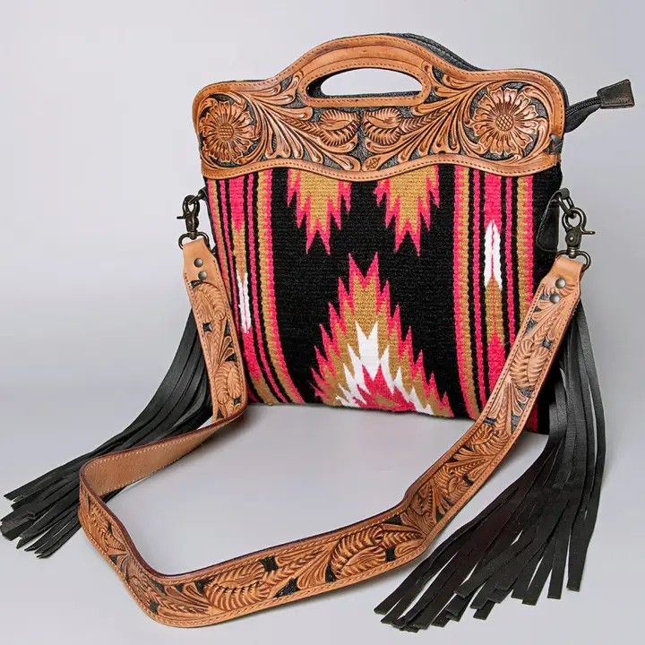 LS WESTERN CROSSBODY GENUINE WESTERN LEATHER BAG