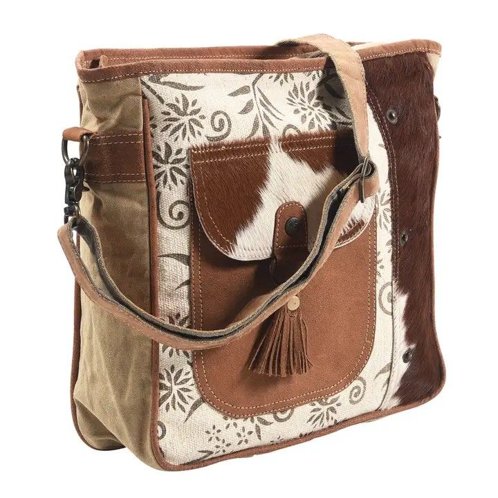 LS WESTERN MESSENGER UPCYCLED CANVAS BAG