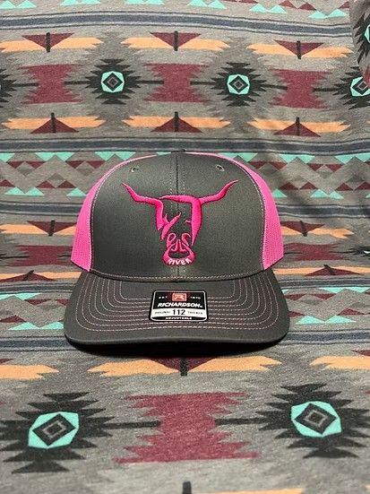 WEST RIVER HAT CO. LOW PROFILE LOGO SNAPBACKCAP - GREY/PINK/PINK