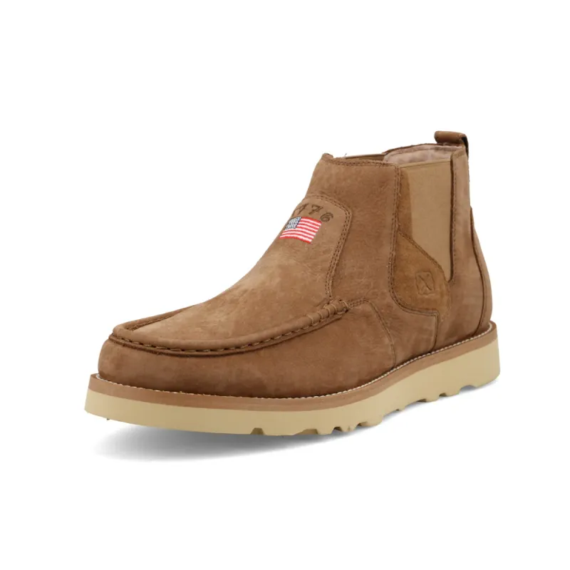 TWISTED X MEN'S 6" WEDGE SOLE BOOT - CAMEL