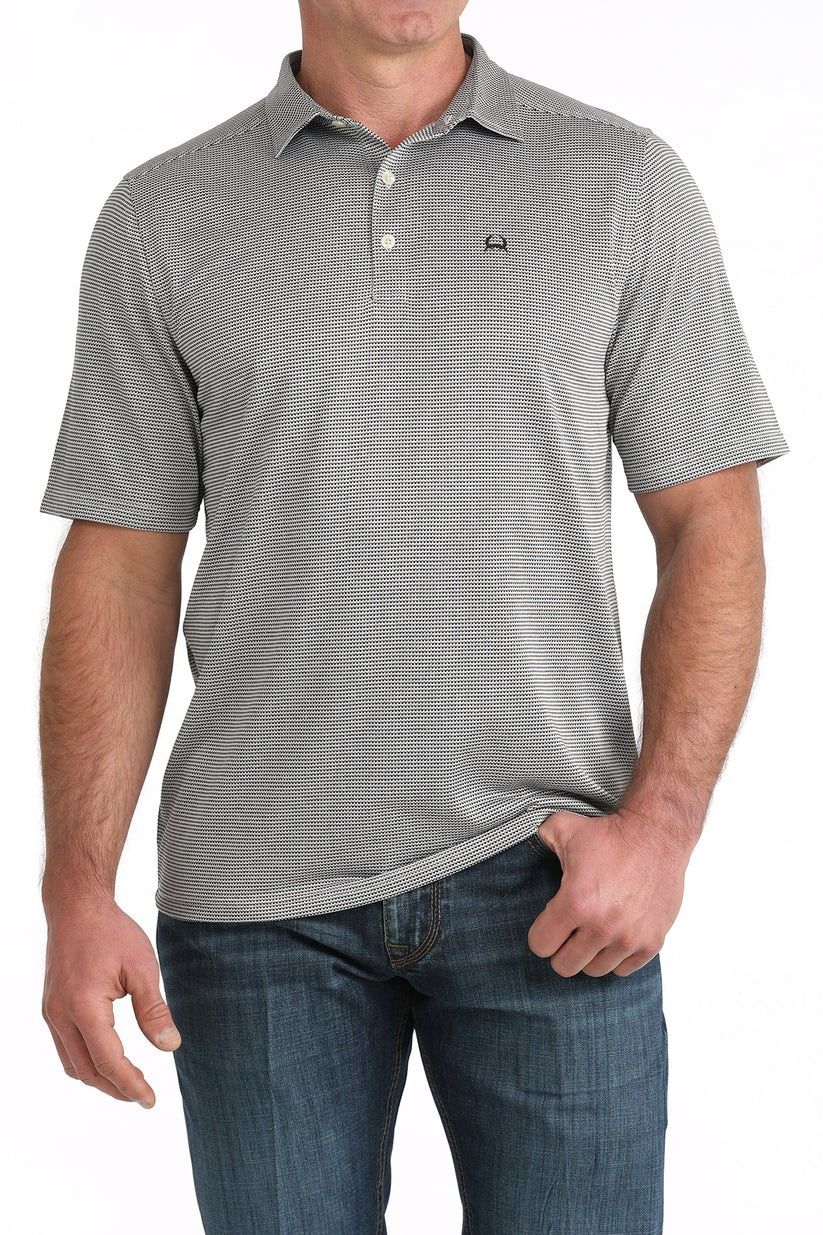 CINCH MEN'S SHORT SLEEVE ARENAFLEX POLO SHIRT - BLUE