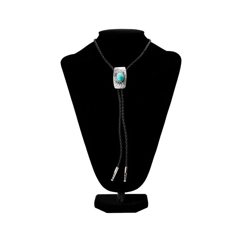 DOUBLE S COLLECTION SCROLL WITH STONE BOLO