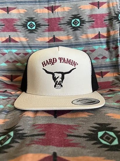 WEST RIVER HAT CO. HARD TAMIN' SNAPBACK TRUCKER CAP - GREY/BLACK/MAROON