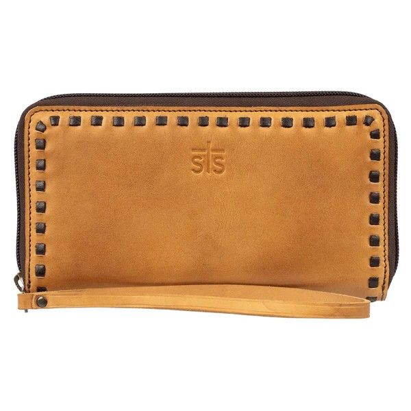 STS RANCHWEAR BANDERA BERKLEY BIFOLD WRISTLET - TAN