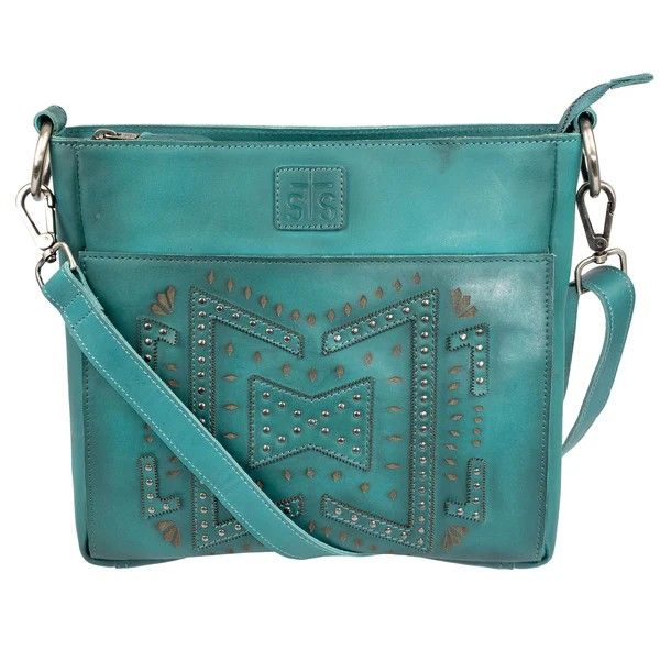 STS RANCHWEAR WAYFARER OLIVIA CROSSBODY BAG - TURQUOISE