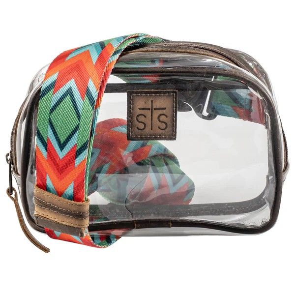 STS RANCHWEAR STADIUM RULES KAIT SLING BAG - CLEAR