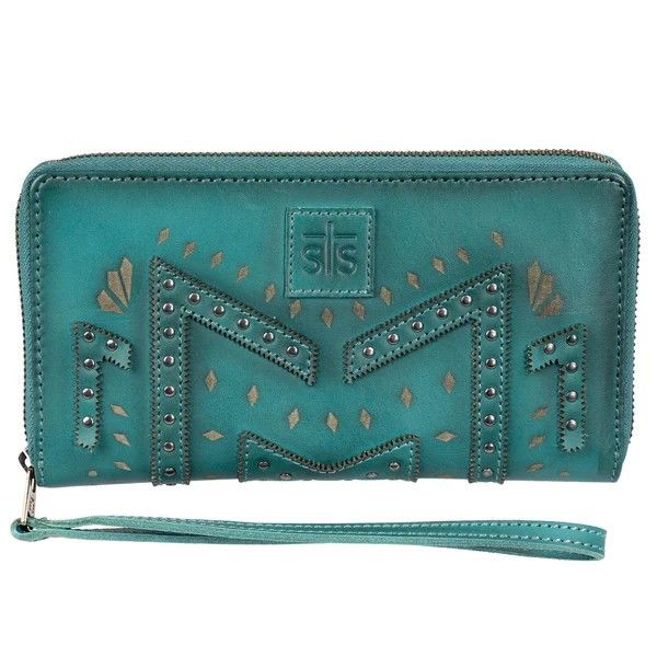 STS RANCHWEAR WAYFARER JUNIPER BIFOLD WALLET - TURQUOISE