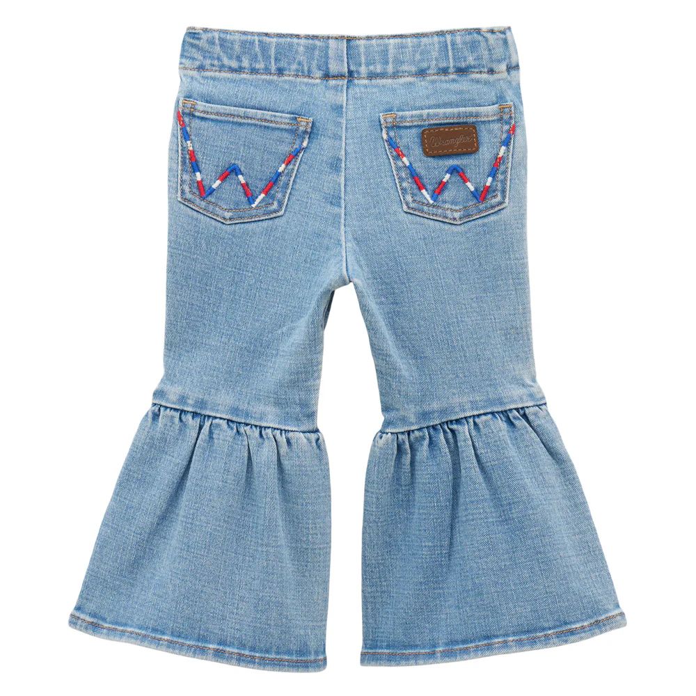 WRANGLER INFANT GIRLS' FLARE JEAN - SKY