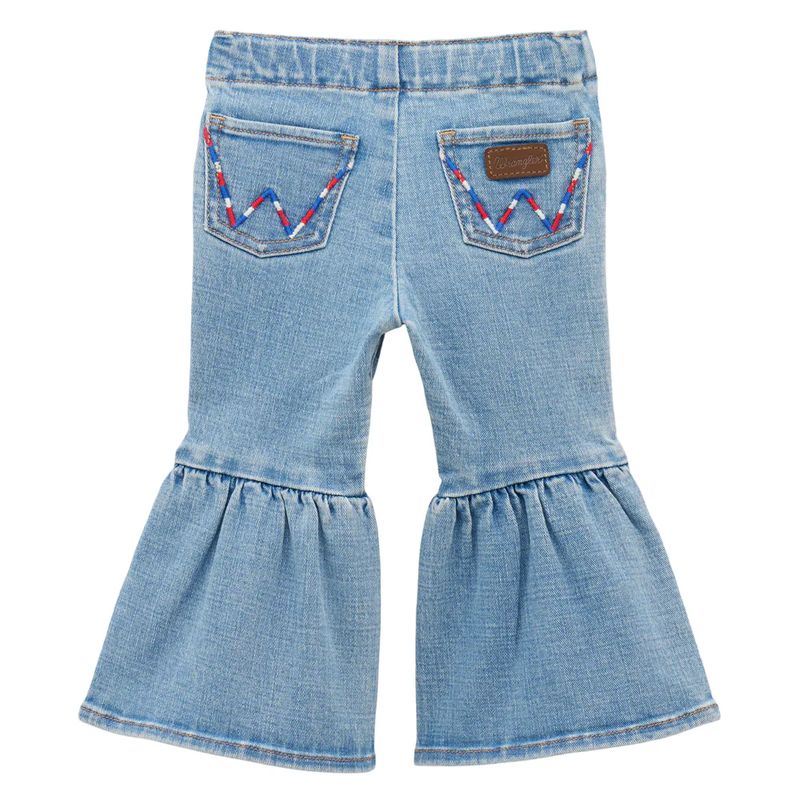 WRANGLER INFANT GIRLS' FLARE JEAN - SKY