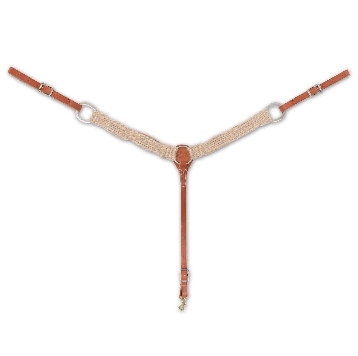 MARTIN SADDLERY 2" MOHAIR BREAST COLLAR - NATURAL