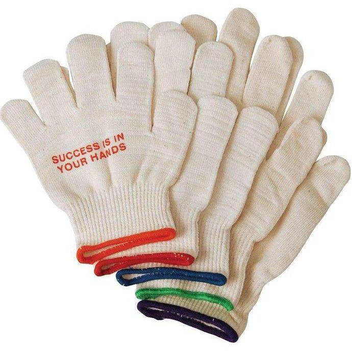CLASSIC ROPES DELUXE ROPING GLOVE 12 PACK - WHITE