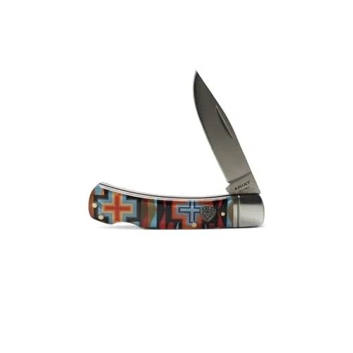ARIAT SMOOTH BLADE FOLDING 3'' KNIFE - MULTI-COLOR