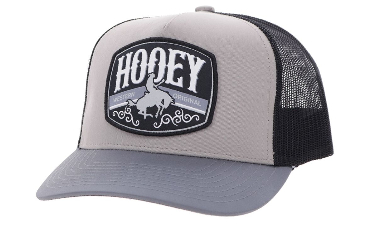 HOOEY SNAPBACK TRUCKER CAP - GREY/BLACK &amp; BLACK/BLUE/WHITE
