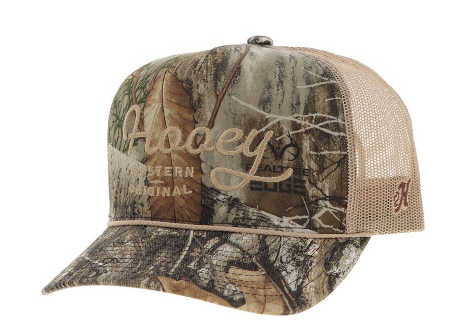 HOOEY OG SNAPBACK TRUCKER CAP - CAMO/TAN &amp; TAN