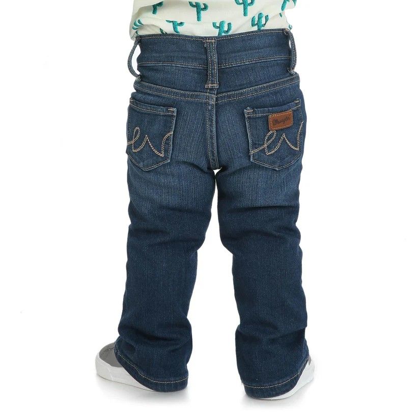WRANGLER INFANT GIRLS' PRESCHOOL JEAN - MEDIUM BLUE