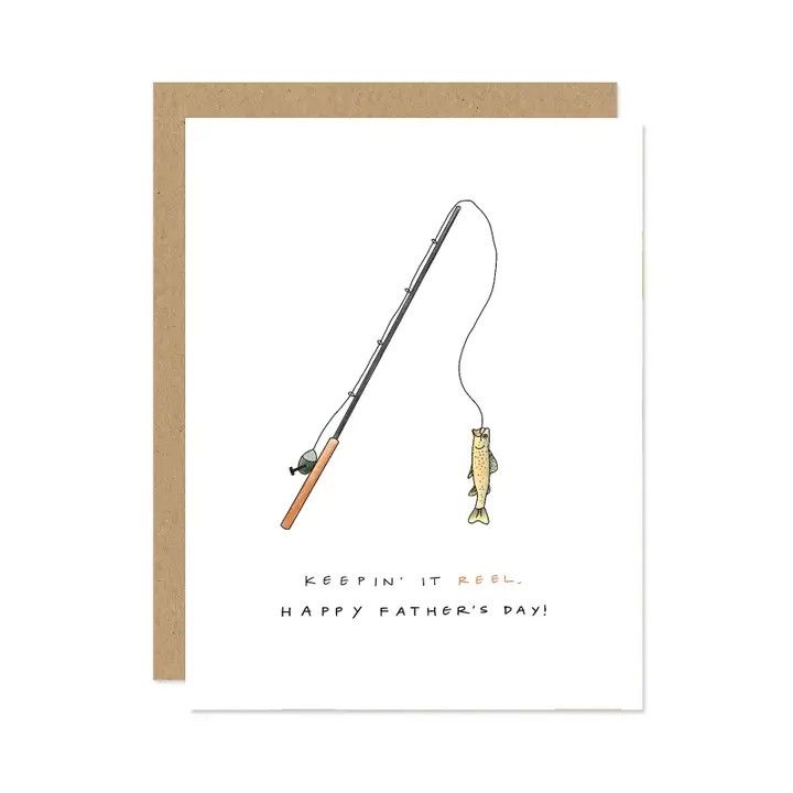 MADDON AND CO FISHING FATHER'S DAY CARD