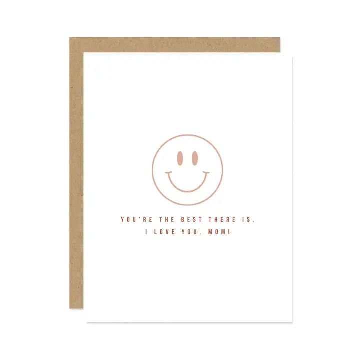 MADDON AND CO SMILEY FACE MOTHER'S DAY CARD